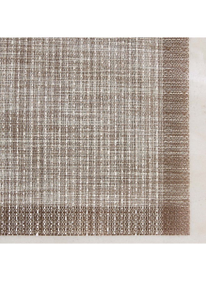 Home Box Essential Slub Placemat Set - Brown - 4 Pieces - Image 4